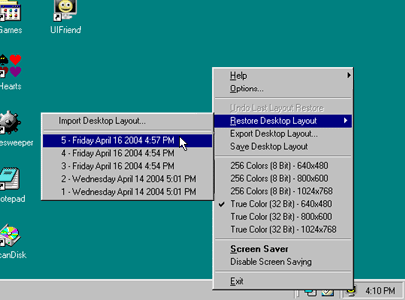 Restoring a Layout With UIFriend